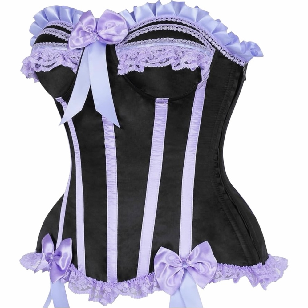 Daisy Corsets Striped Corset Top/Lingerie/Costume/Burlesque/Plus Size: 3XL - Picture 6 of 13